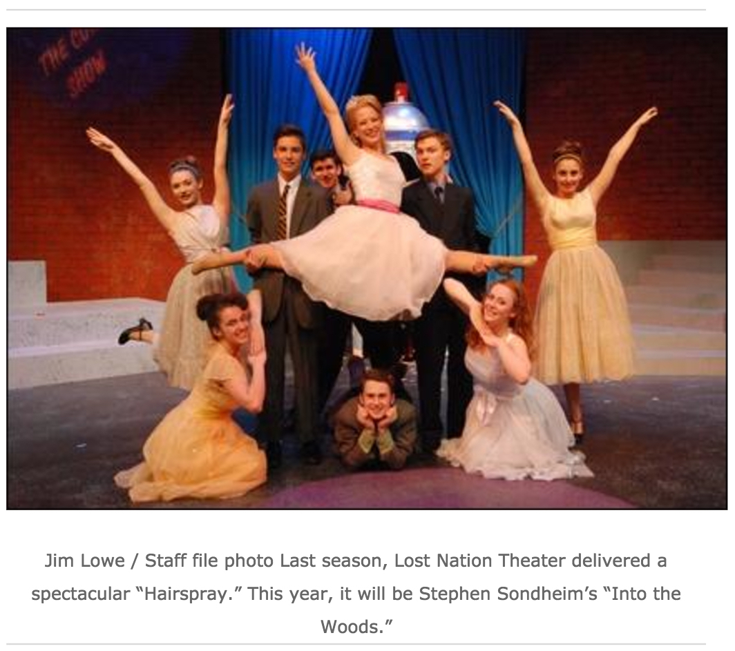 photo from Hairspray used for TA feature on LNT's 2017